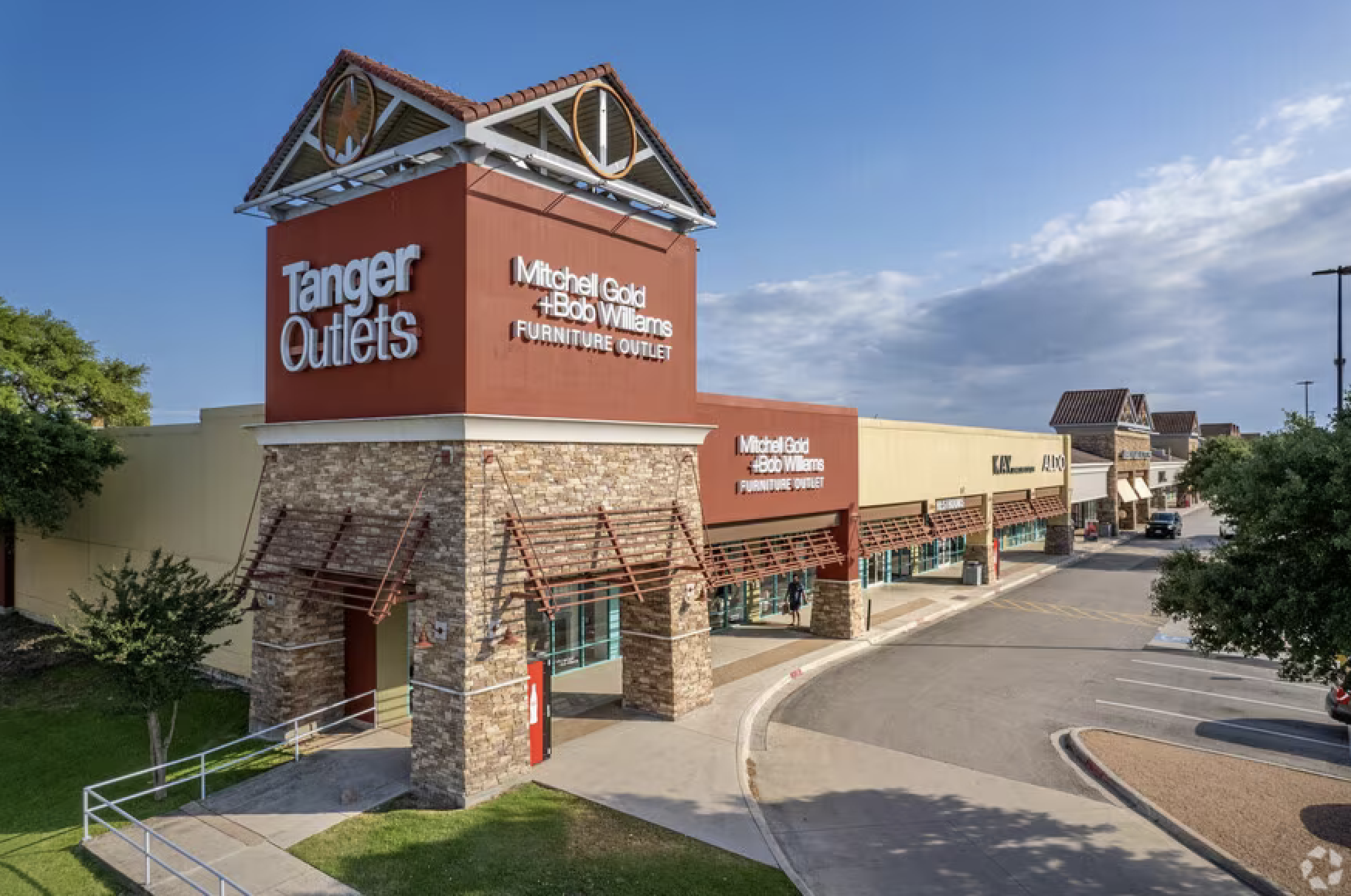 Exterior View of Tanger Outlets